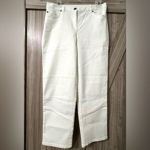 White Denim Jeans by RUBY RD. PETITE SZ 8P